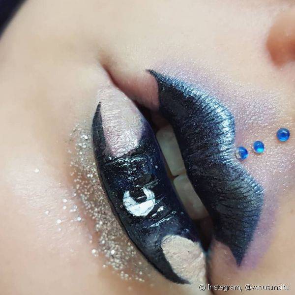 Experimente arriscar aos poucos at? acertar as lip arts mais elaboradas (Foto: Instagram @venus.insitu)